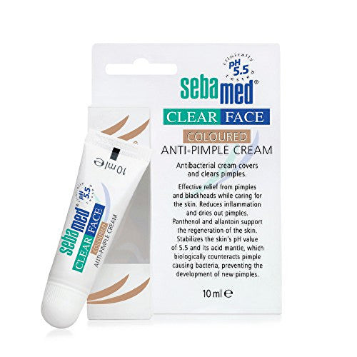 Sebamed Clear Face spalvotas kremas nuo spuogų