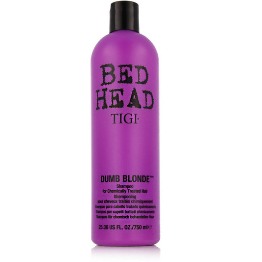 Tigi šampūnas chemiškai apdorotiems šviesiems plaukams Bed Head Dumb Blonde (šampūnas)