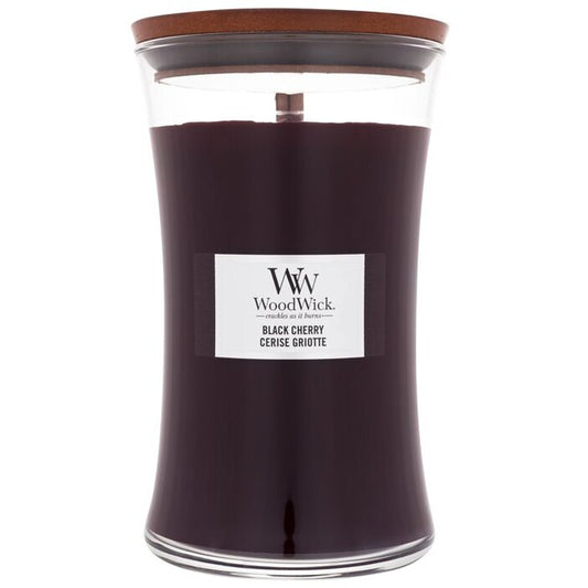 WoodWick Black Cherry Vaza (Black Cherry) – kvapni žvakė