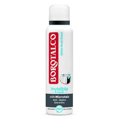 „Borotalco Invisible Fresh“ (nematomas gaivumas) 150 ml