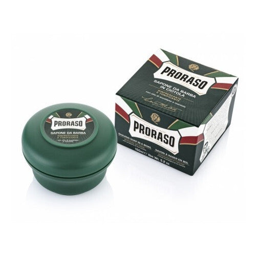 „Proraso Green“ skutimosi muilas – gaivinantis skutimosi muilas su eukaliptu