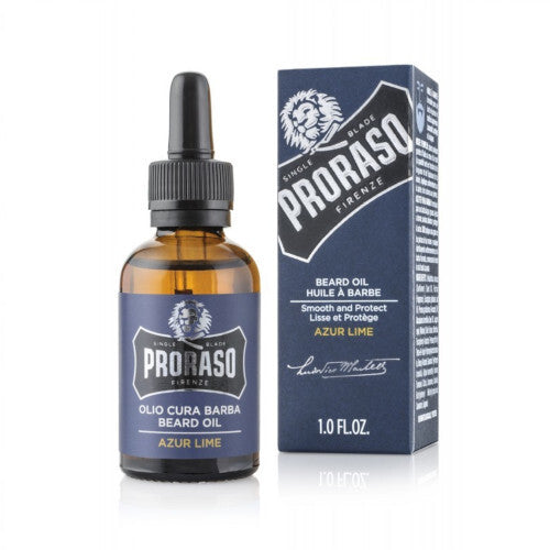 Proraso Azur Lime Beard Oil – barzdos aliejus su Viduržemio jūros citrusais