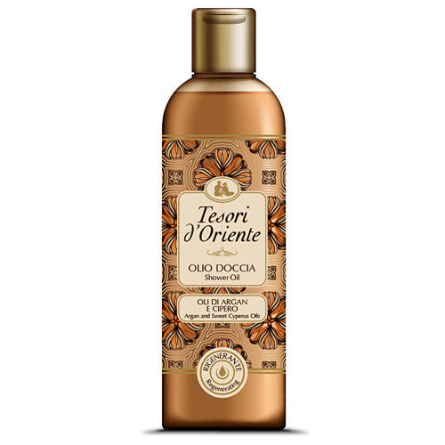 Tesori d'Oriente Olio Doccia dušo gelis Argan ir Sweet Cyperus Oils