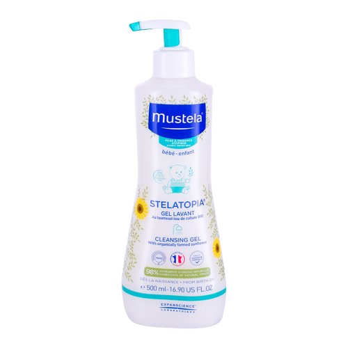 Mustela Bébé Stelatopia Cleansing Gel – dušo želė