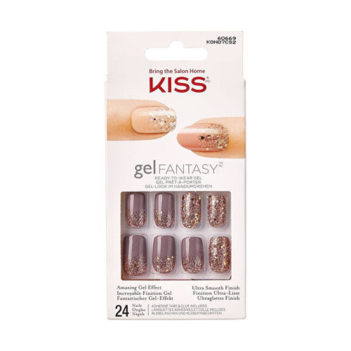 Kiss My Face 60669 Gel Fantasy Nails (24 vnt) - Geliniai nagai