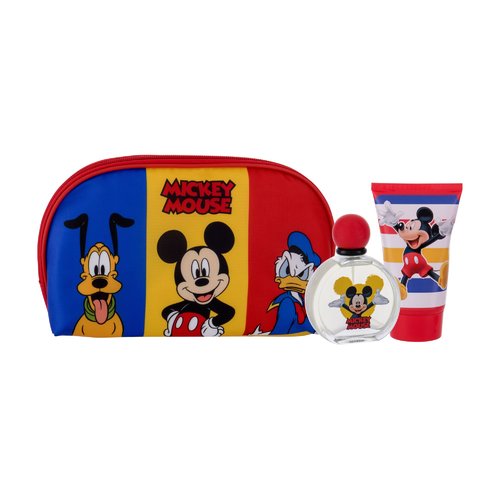FRAGRANCES FOR CHILDREN Mickey Mouse EDT dovanų rinkinys 50 ml, dušo gelis 100 ml ir Kosmetinė