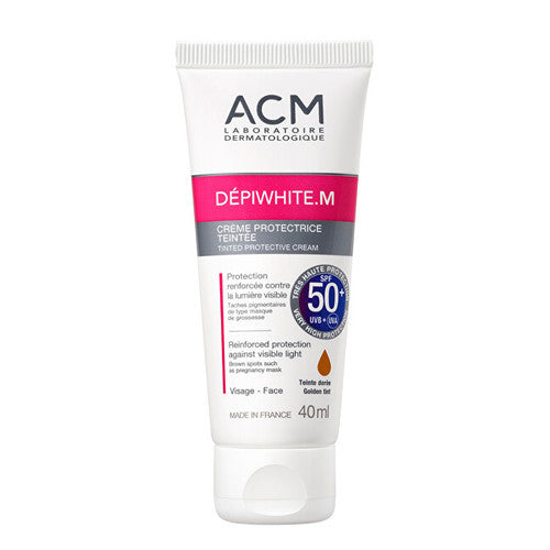 ACM Dépiwhite M Tinted Protective Cream SPF 50 – Tonuotas apsauginis kremas