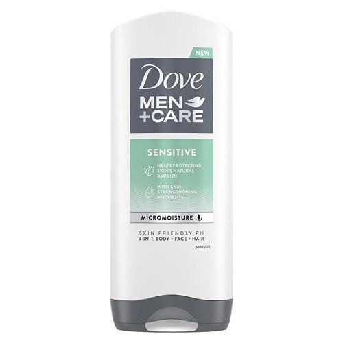 Dove Men+Care Sensitive dušo želė 3 viename