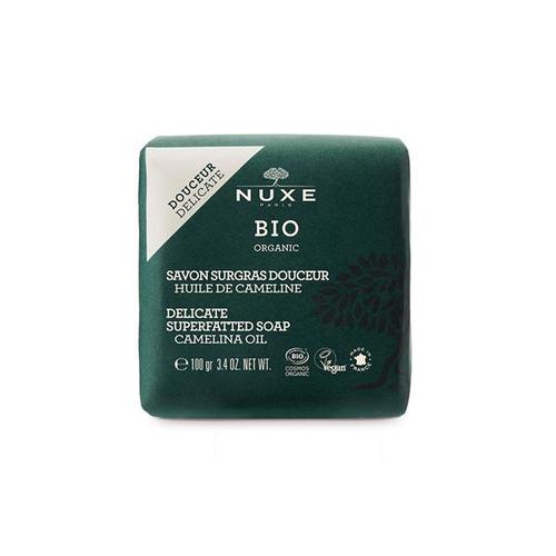 „Nuxe Bio Organic“ subtilus itin riebus muilas su jurginų aliejumi