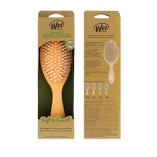 Wet Brush Go Green Treatment & Shine Brush Coconut