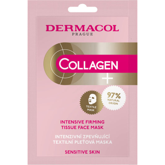 Dermacol Collagen+ Intensive Firming Mask - Intensyviai stangrina tekstilinė veido kaukė