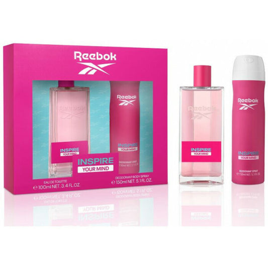 Reebok Inspire Your Mind For Women dovanų rinkinys EDT 100 ml ir dezodorantas 150 ml