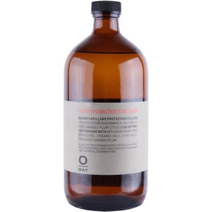 OWAY spalvą apsauganti plaukų vonelė (dažytiems ir šviesintiems plaukams) - šampūnas