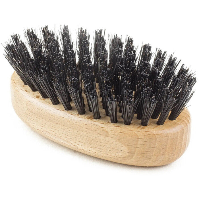 Proraso mažas medinis ūsų šepetys