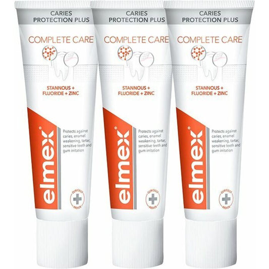 Elmex Caries Protection Plus Complete Care Trio dantų pasta