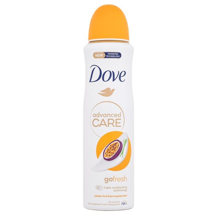 Dove Advanced Care Go Fresh pasifloros vaisiai ir citrinžolė 72 val