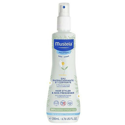 „Mustela“ plaukų formavimo priemonė ir odos gaiviklis