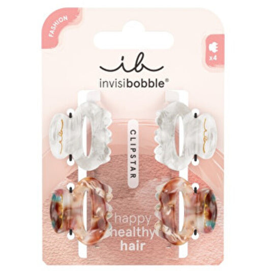 Invisibobble Clipstar Petit Bijoux S - plaukų segtukas (4 vnt.)