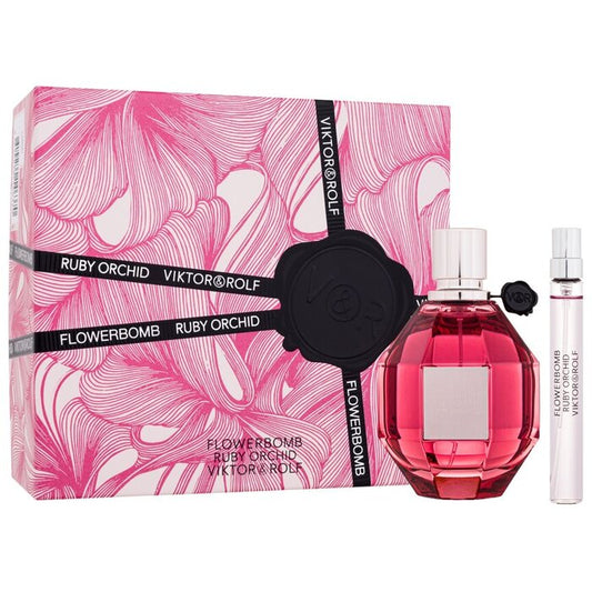 Viktor & Rolf Flowerbomb Ruby Orchid dovanų rinkinys EDP 100 ml ir mini EDP 10 ml
