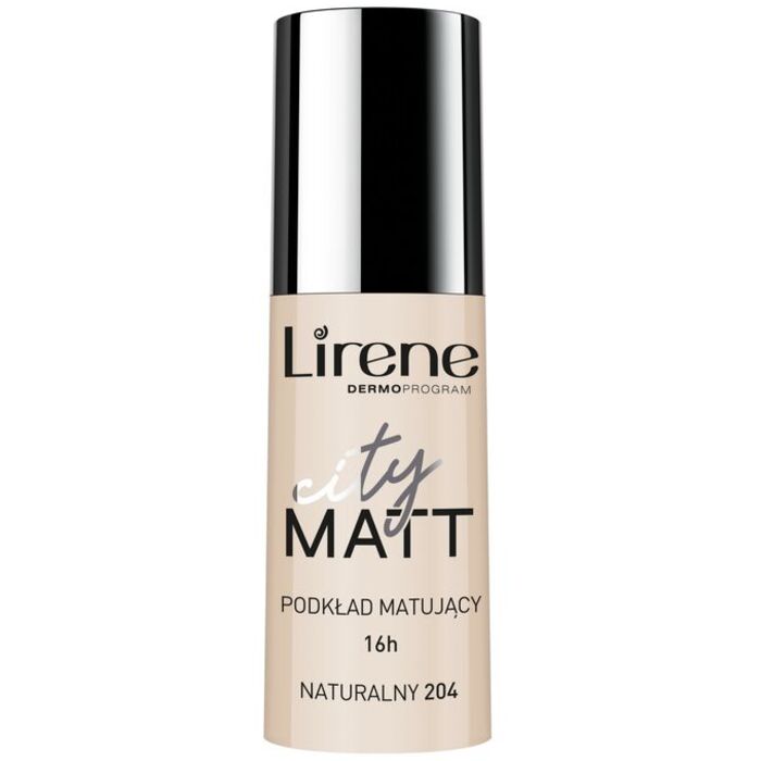 Lirene City Matt Mattifying Liquid Foundation - Matinis skystas makiažas su glotninamuoju efektu 30 ml