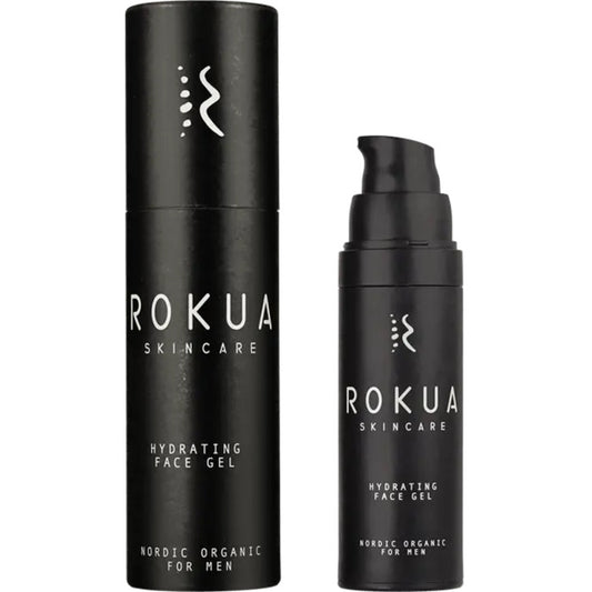 ROKUA Skincare Men Hydrating Face Gel – odos gelis su drėkinamuoju poveikiu