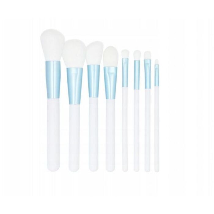 MIMO makiažo šepetėlių rinkinys Baltas 9 vnt