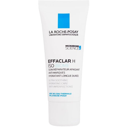 La Roche-Posay „Effaclar H ISO-Biome“ itin raminanti ir drėkinanti priemonė