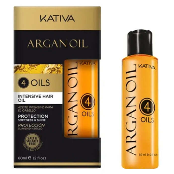 „Kativa Argan Oil 4 Oils“ intensyvus plaukų aliejus