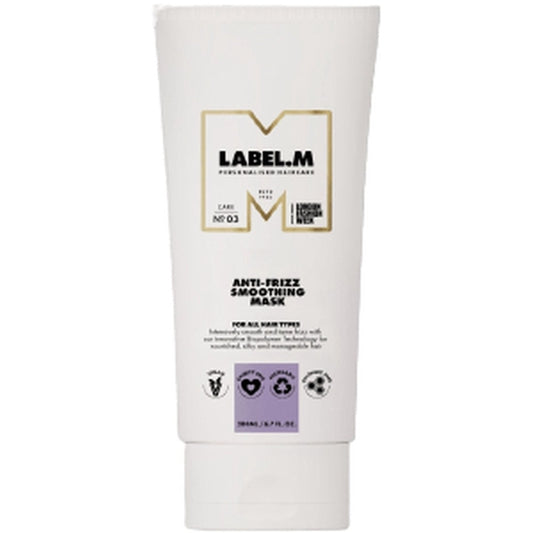 Label.m Anti-Frizz Smoothing Mask a comparison mask for wavy and curly hair