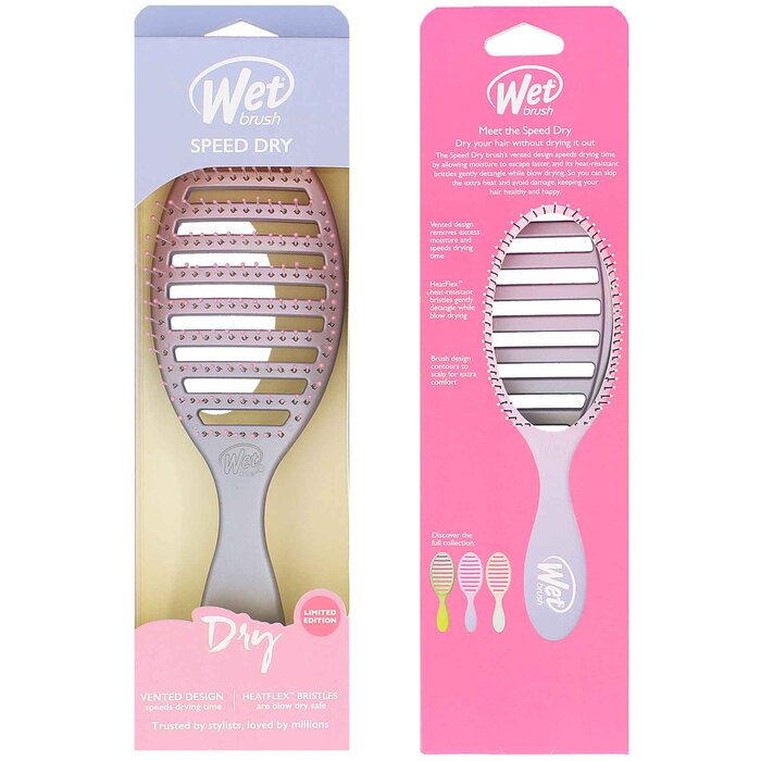 Wet Brush Speed ​​​​Dry Feel Good Ombre Pink/Purple – plaukų šepetys