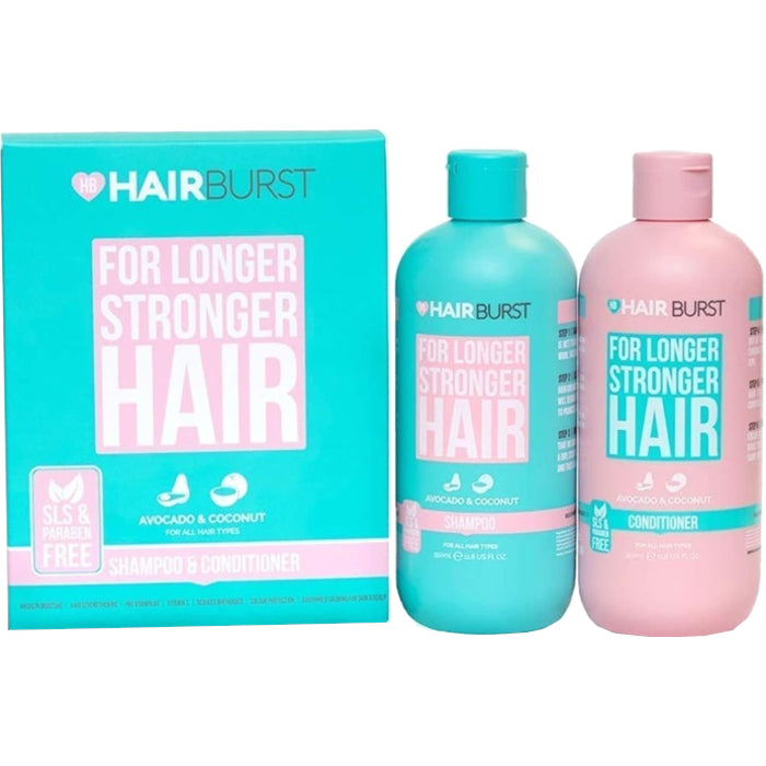 Hairburst Šampūno ir kondicionieriaus dviguba pakuotė – plaukų priežiūros dovanų rinkinys