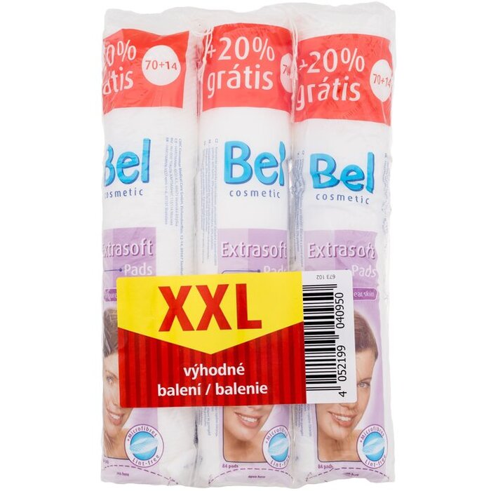 Bel Extrasoft Pads (3 vnt.) - makiažo valymo pagalvėlės