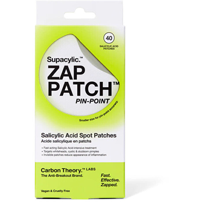 Anglies teorija Supacilinis. Zap Patch Pin-Point salicilo rūgšties dėmių pleistrai