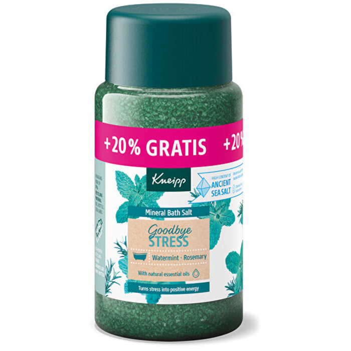 Kneipp atsisveikinimo vonios su stresu druska