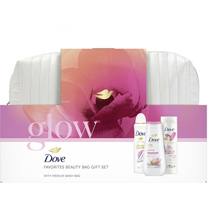Dove Glow Favorites Beauty Bag Dovanų rinkinys – Dovanų rinkinys su kosmetine