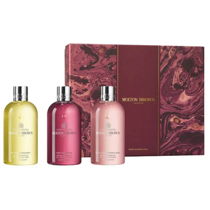 Molton Brown Floral Spicy kūno priežiūros kolekcija