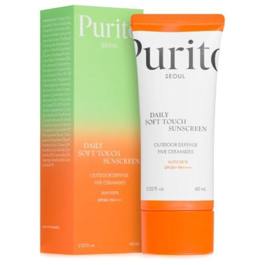 Purito Dieninis švelnus apsauginis kremas nuo saulės SPF 50+ – veido apsaugos nuo saulės priemonė