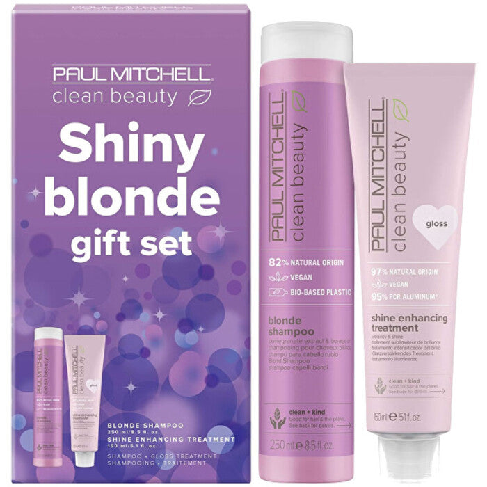 Paul Mitchell Shiny Blonde dovanų rinkinys – dovanų rinkinys