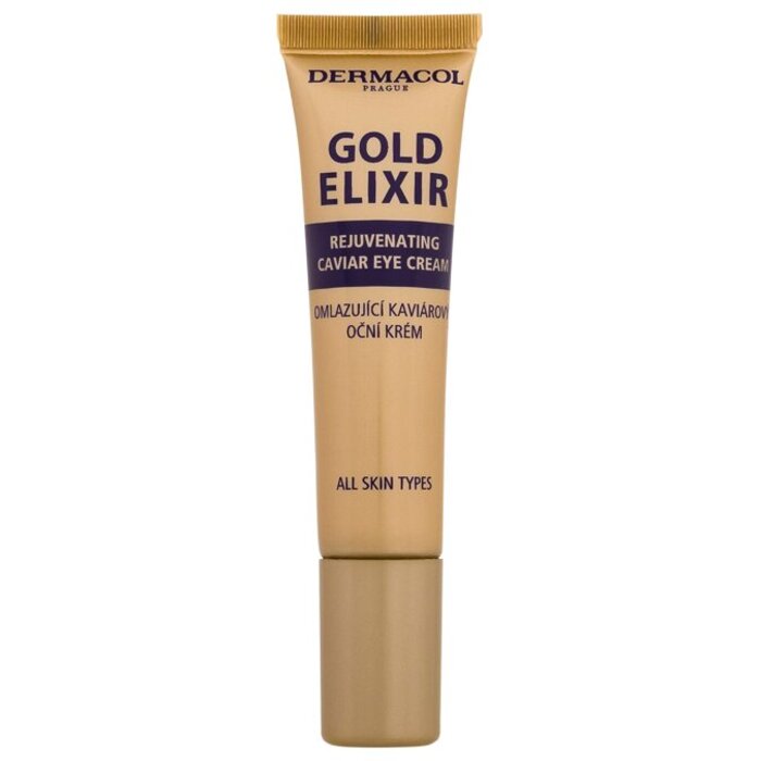 Dermacol Gold Elixir jauninantis ikrų paakių kremas
