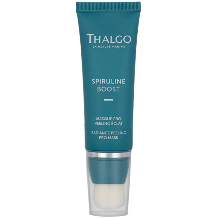 „Thalgo Spiruline Boost Radiance Peeling Pro Mask“ šveičiamoji kaukė spindinčiai odai