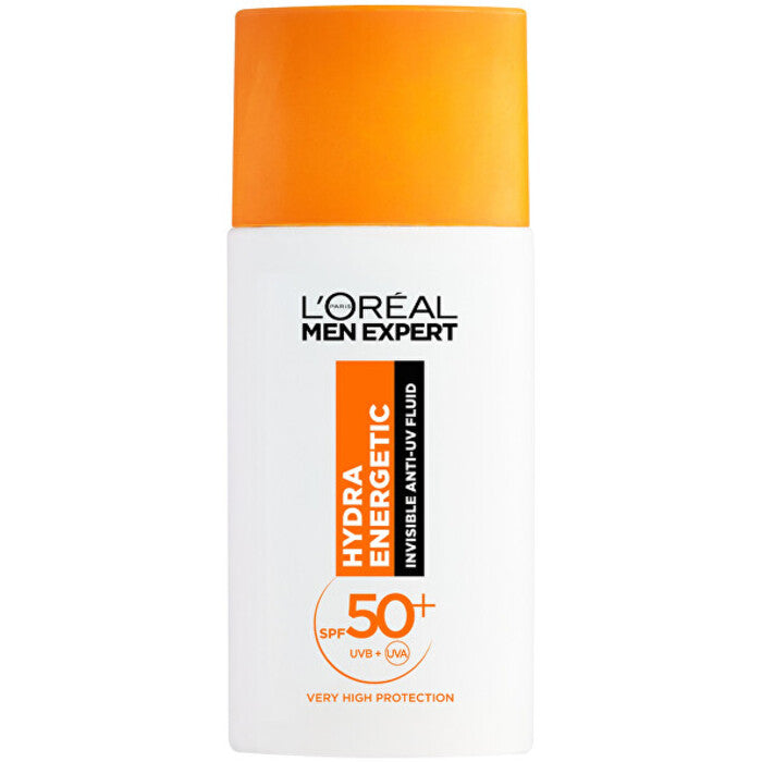 „L'Oréal Men Expert Hydra Energetic“ nematomas apsauginis fluidas nuo UV spindulių SPF 50+