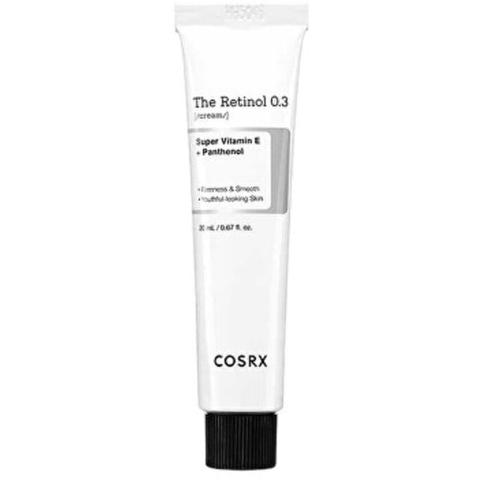 COSRX „Retinol 0.3“ kremas – kremas nuo raukšlių su retinoliu.