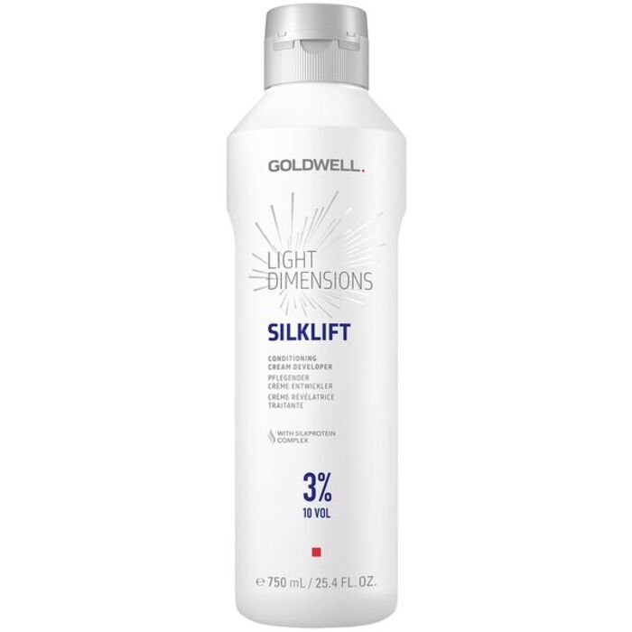 „Goldwell Light Dimensions Silklift“ kondicionuojantis kreminis aktyvatorius 3 % 10 tūrio. – Ryškinanti emulsija visų tipų plaukams