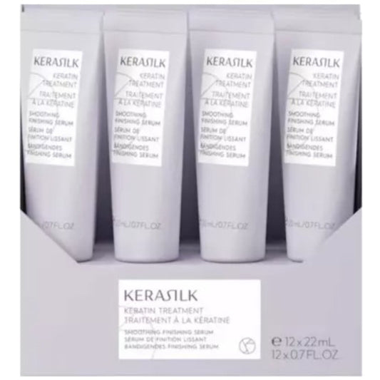 „Goldwell Kerasilk Expert Smoothing Finishing Serum“ (12 x 22 ml) – Plaukus glotninamasis serumas