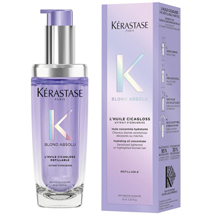 Kérastase Blond Absolu Cicagloss drėkinamasis plaukų aliejus - drėkinamasis aliejus šviesiems plaukams