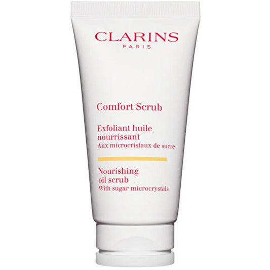 „Clarins Comfort Scrub“ maitinamasis aliejinis šveitiklis – odos aliejinis pilingas