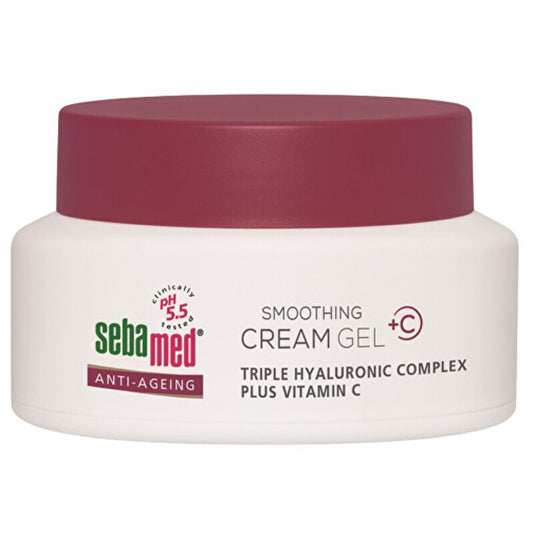Sebamed Anti-Aging Smoothing Cream Gel - Lyginamasis kreminis gelis su hialurono rūgštimi