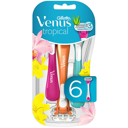 Gillette Venus Tropical (6 vnt.) - Vienkartiniai skustuvai