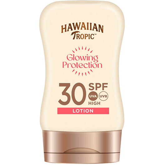 „Hawaiian Tropic“ švytintis apsauginis losjonas nuo saulės su mini SPF 30 – apsaugos nuo saulės priemonė