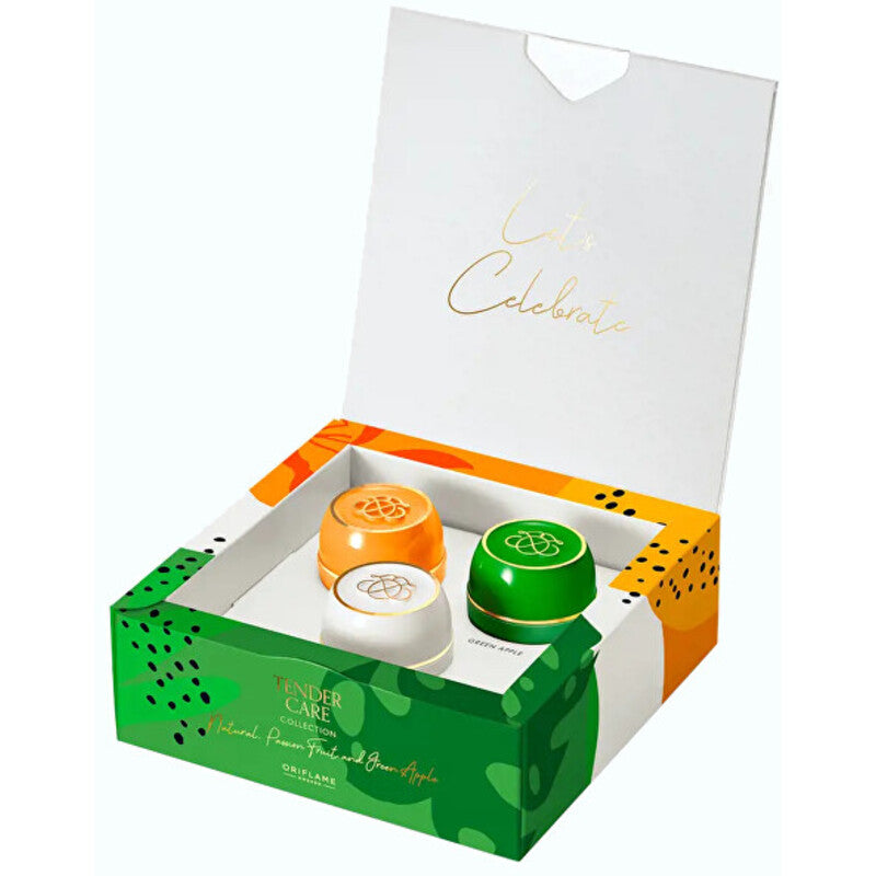 Oriflame stebuklingų puodelių rinkinys – natūralus, pasifloros vaisius ir žalias obuolys